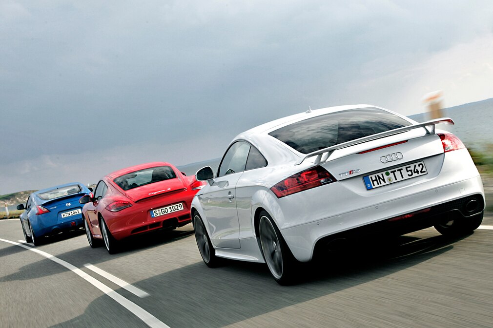 Audi TT RS Porsche Cayman S Nissan 370Z