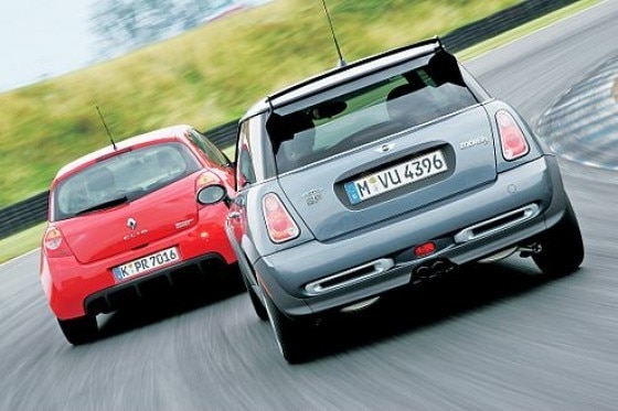 Mini Cooper S Works GP  Renault Clio Sport