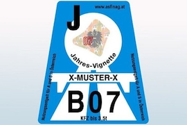 Autobahnvignetten 2007