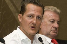 Michael Schumacher und sein Manager Willi Weber
