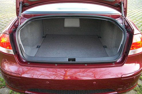 550 Liter Kofferraum: Hier haben die Chinesen nicht gespart.