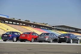 Audi RS 6 BMW M5 Mercedes E 63 AMG Jaguar XFR