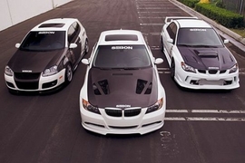 Golf GTI, Impreza und 330i von Seibon