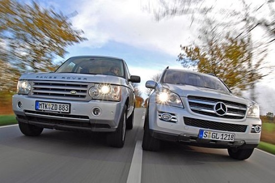 Test Mercedes GL 420 CDI  Range Rover TDV8