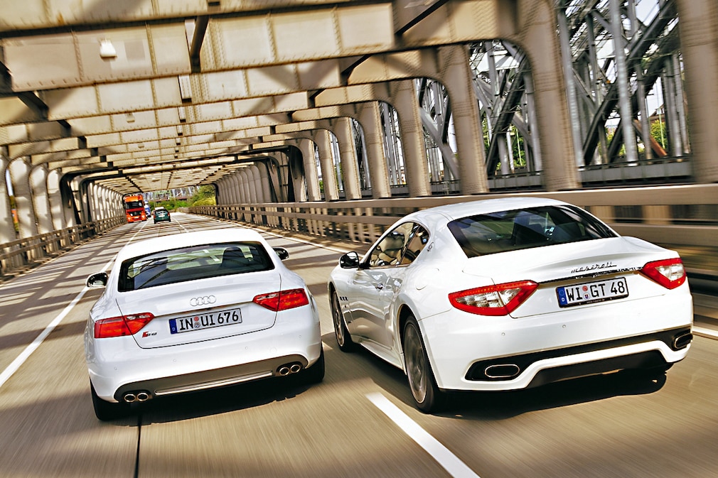 Audi S5 Maserati GranTurismo S