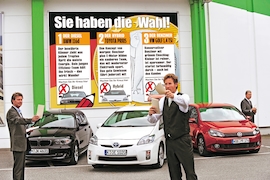 BMW 116d Toyota Prius VW Golf 1.4 TSI