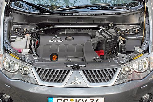 Etikettenschwindel: Dieser Mitsubishi DI-D ist eigentlich ein VW TDI.