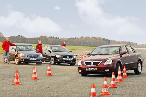 Test Brilliance, Magentis, Passat