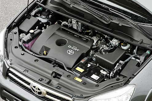 Der 2,2-Liter des Toyota ist mit 177 PS das stärkste Aggregat im Test.