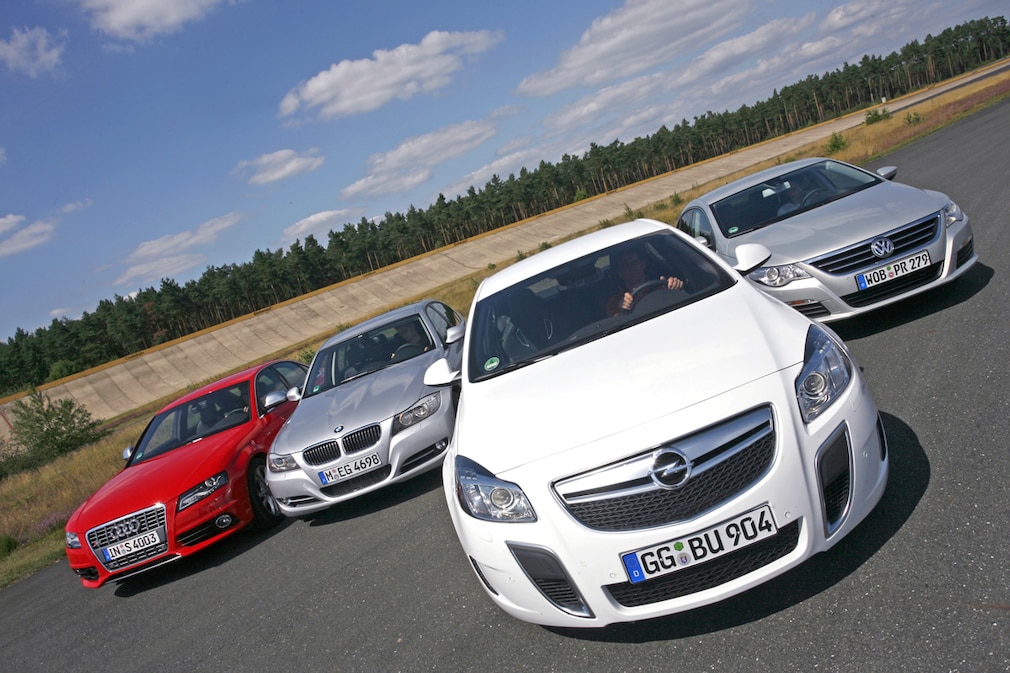 Audi S4 Typ B8 3er BMW 335i xDrive Opel Insignia OPC VW Passat CC V6 4Motion
