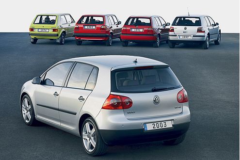 Zu Recht ganz vorne: Der aktuelle Golf macht den besten Eindruck.