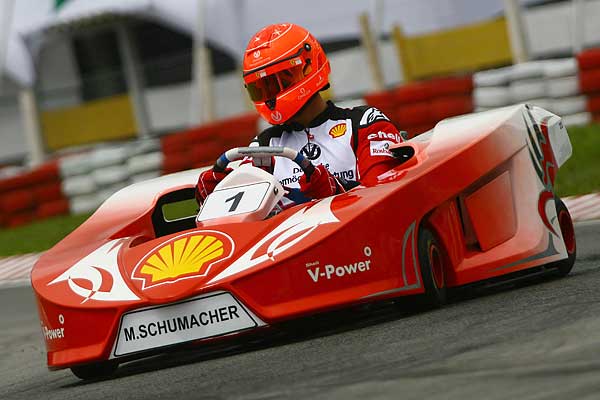 Michael Schumacher Kartrennen Felipe Massa Florianopolis Brasilien November 2008
