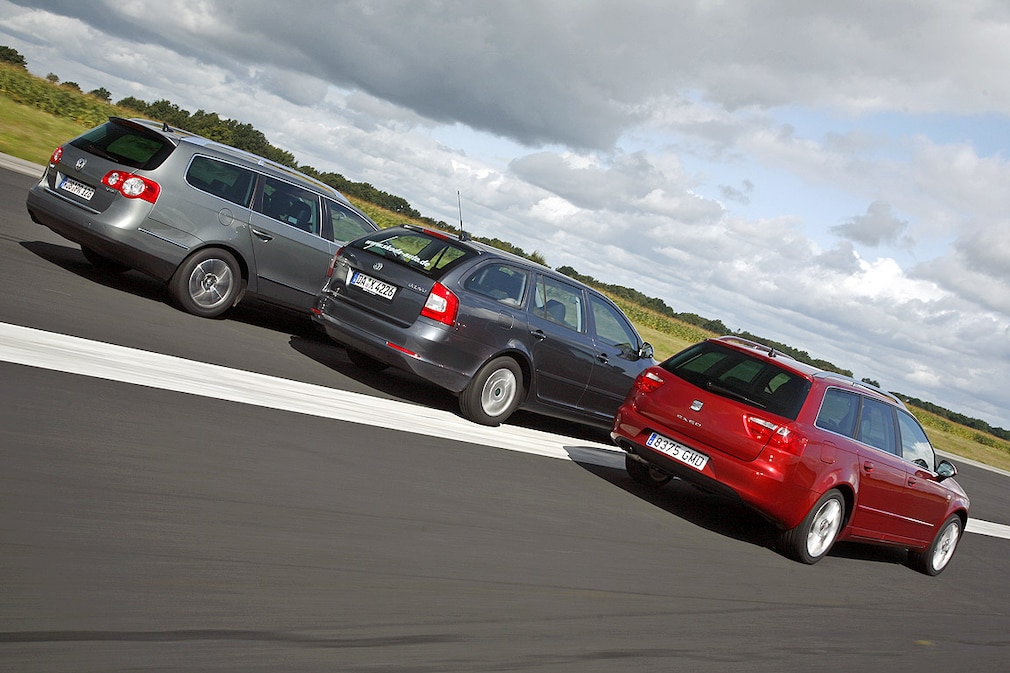 VW Passat Variant 2.0 TDI Trendline Skoda Octavia Combi 2.0 TDI Ambiente Seat Exeo St 2.0 TDI Style