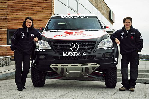 Lohrs Arbeitsgerät: Prototyp auf Basis Mercedes M-Klasse (270 PS).