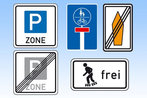 Neue Verkehrsschilder 2009