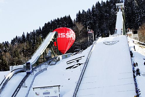 Vierschanzentournee 2007: Zum vierten Mal mit Hauptsponsor Nissan.