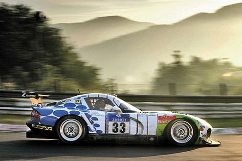 Zakspeeds Dodge Viper ist ein Publikumsliebling auf dem Nürburgring.
