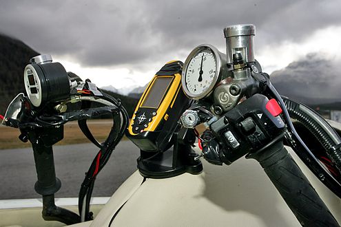 Innovation im Detail: Die Rakete auf Rädern wurde in der Schweiz gebaut.