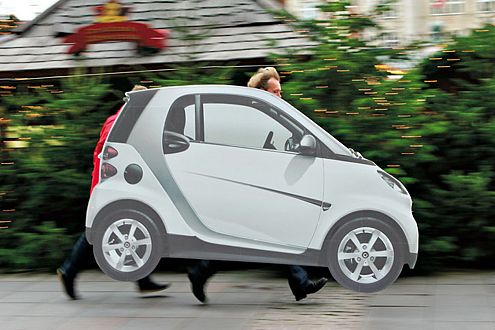 Voll in Fahrt: Der fortwo ist seinen Kinderschuhen entwachsen.