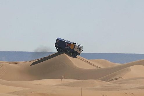 Für Volkswagen im Einsatz: Renn-Trucks vom Typ MAN L90.
