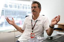Dr. Doktor Mario Theissen Formel 1 2009 Grand Prix GP Großer Preis Belgien Spa Francorchamps Interview