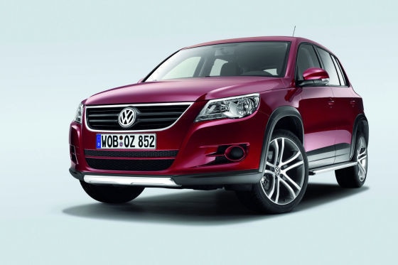 VW Tiguan mit Unterfahrschutz