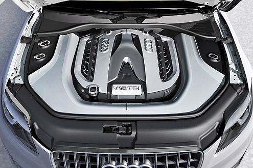 Dickes Ding! Der V12 TDI liefert 500 PS und 1000 Nm Drehmoment.