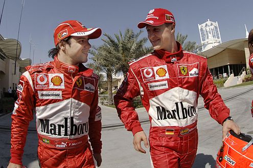 Neben Schumi nur die Nummer zwei: Massa darf jetzt ohne Stallorder ran.