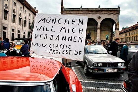 Blockade gegen City-Fahrverbote