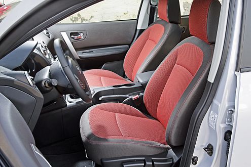 Leicht zu besitzen: bequemes Gestühl im Nissan Qashqai.