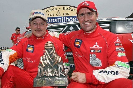 Mitsubishi gewinnt die Dakar 2007