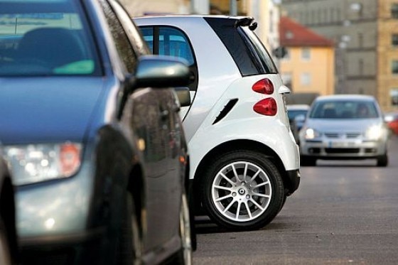 Parken mit dem Smart fortwo II