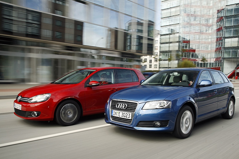 VW Golf 1.4 TSI Audi A3 Sportback 1.4 TFSI