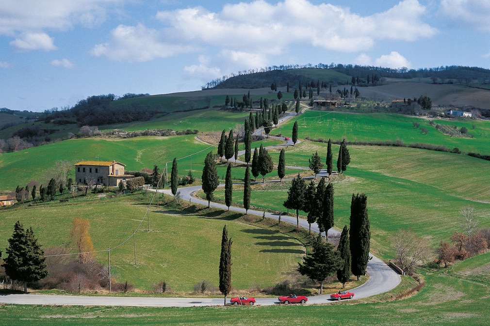 Toskana Montepulciano Montalcino