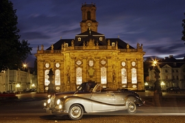 Die Barockstrasse im BMW 502 Cabriolet