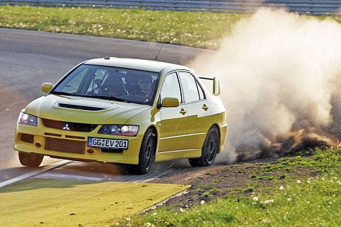 Geht höllisch gut: Mitsubishi Evo IX.