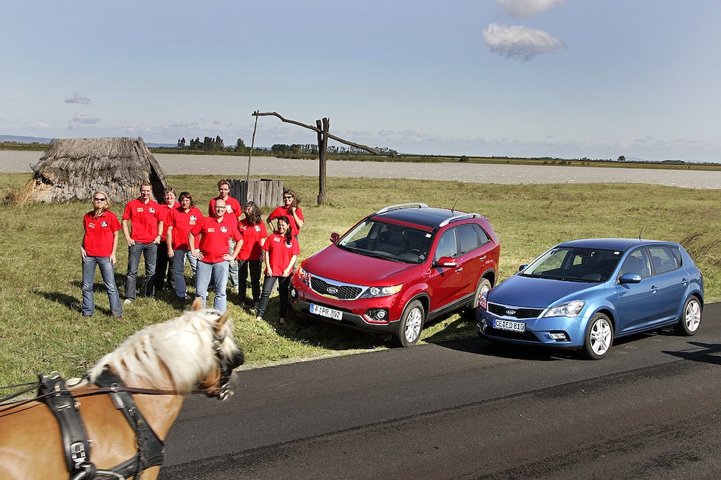 AUTO BILD-Leser testen neue Kia Cee'd und Sorento