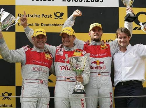 Dreifachsieg und Titelkurs: Audi hatte in Barcelona allen Grund zum Feiern