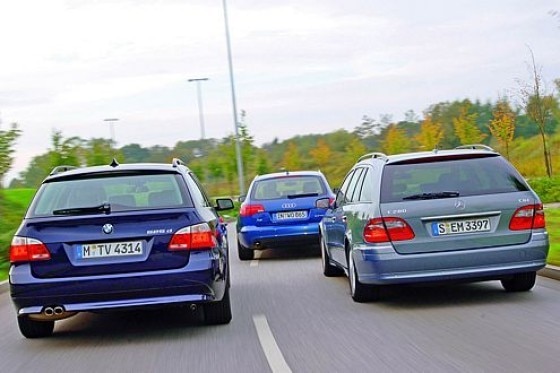 Test A6 Avant/5er Touring/Mercedes T