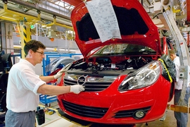 Produktion Opel Astra
