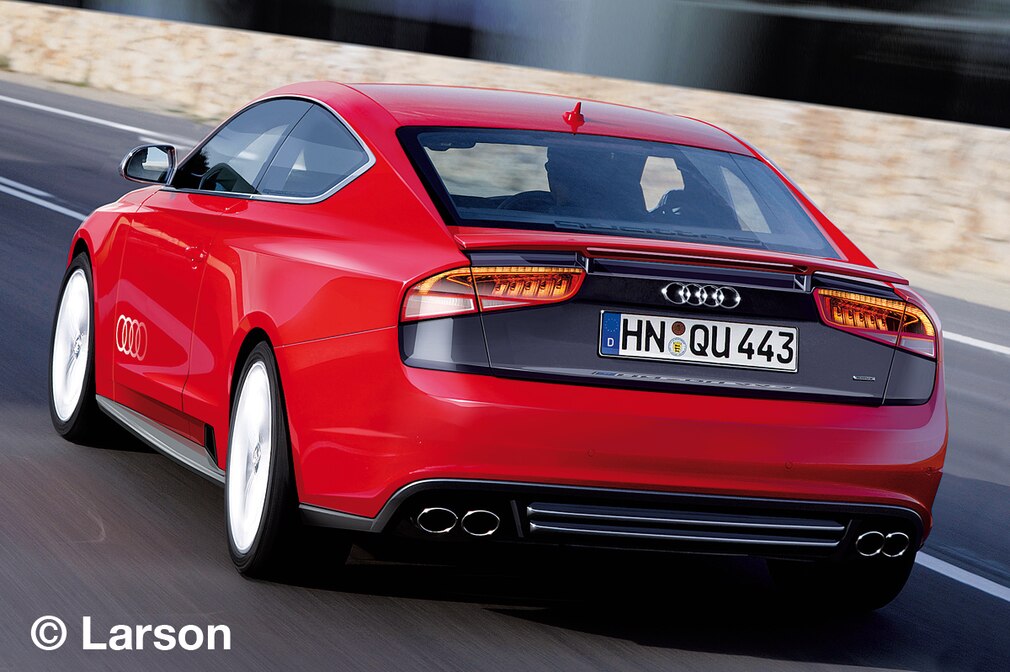 Illustration Audi Ur-Quattro neu