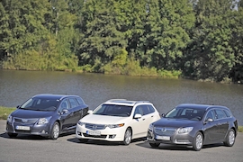 Toyota Avensis Combi Opel Insignia Sports Tourer Honda Accord Tourer