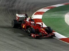 Kimi Räikkönen rutschte der Konkurrenz in Singapur hoffnungslos hinterher