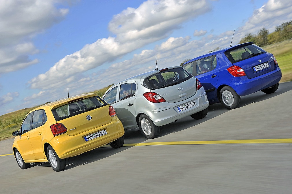 VW Polo Opel Corsa Skoda Fabia