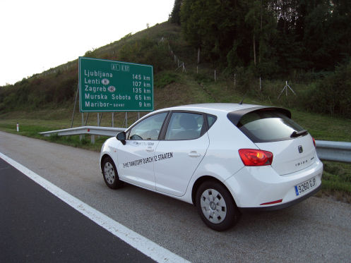 Sparfahrt im Seat Ibiza Ecomotive