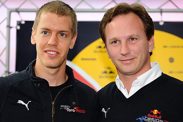 Sebastian Vettel Formel 1 Red Bull Racing Christian Horner Teamchef