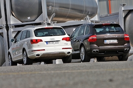 Audi Q7 V12 TDI, Porsche Cayenne Turbo S