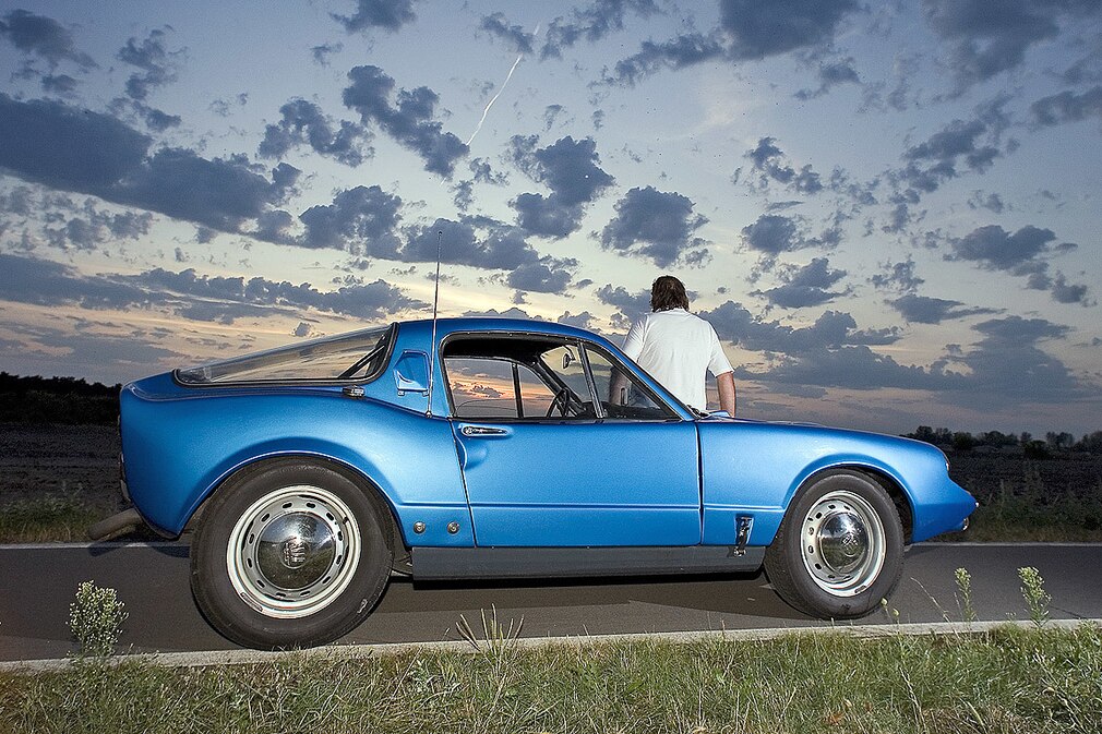 Mit dem Saab Sonett auf der Schwedenstraße