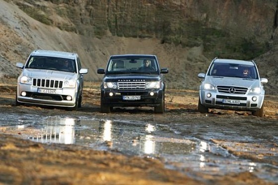 Test Jeep/Mercedes/Range Rover