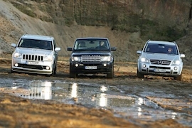 Test Jeep/Mercedes/Range Rover